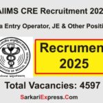 AIIMS CRE Recruitment 2025