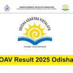 OAV Result 2025 Odisha