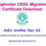 Digilocker CBSC Migration Certificate Download